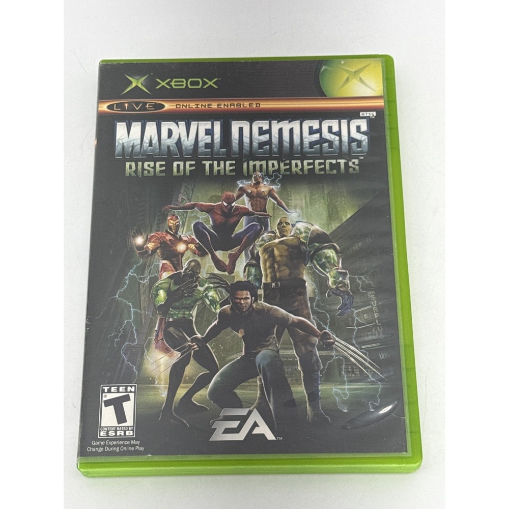 EA Marvel Characters Nemesis Rise Imperfects Microsoft Xbox Video Complete